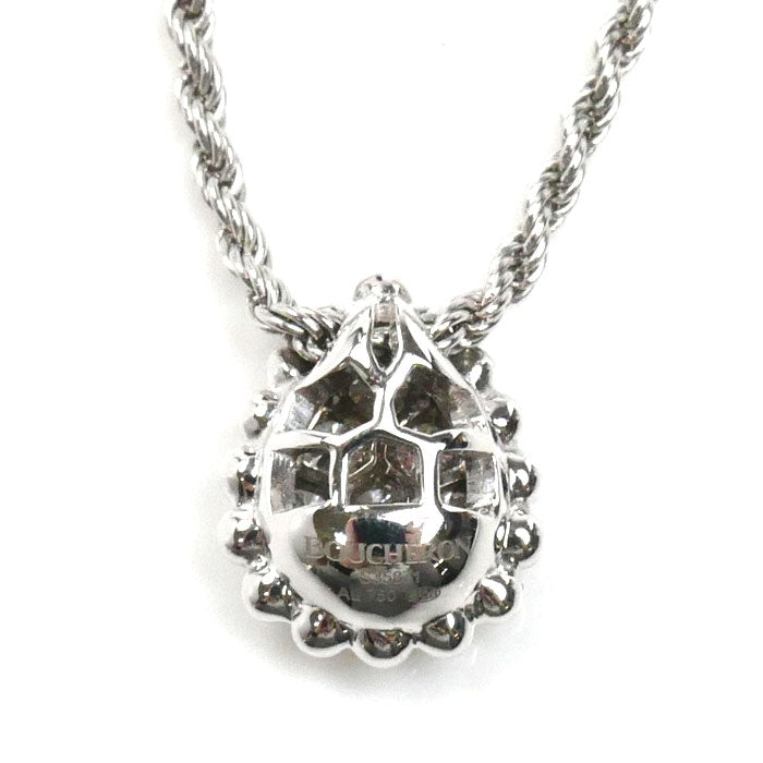 Boucheron ブシュロン K18WG ホワイトゴールド セルパンボエム ダイヤ エクストラスモール ネックレス JPN00612 ダイヤモンド 4.7g 44/42/38cm レディース【中古】【美品】