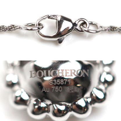 Boucheron ブシュロン K18WG ホワイトゴールド セルパンボエム ダイヤ エクストラスモール ネックレス JPN00612 ダイヤモンド 4.7g 44/42/38cm レディース【中古】【美品】