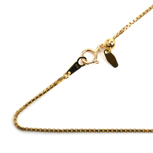 K18PG ピンクゴールド ネックレス ベネチアン 6.0g ～45cm フリーチェーン レディース【中古】