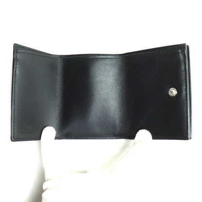 FENDI フェンディ コンパクトウォレット 三つ折り財布 ブラック イエロー 7M0280 ユニセックス【中古】【美品】