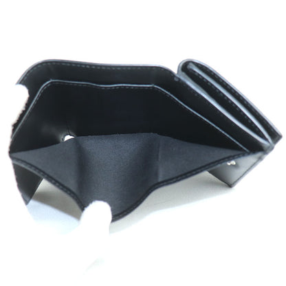 FENDI フェンディ コンパクトウォレット 三つ折り財布 ブラック イエロー 7M0280 ユニセックス【中古】【美品】