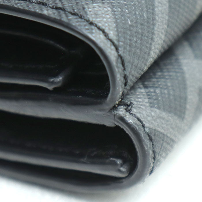 FENDI フェンディ コンパクトウォレット 三つ折り財布 ブラック イエロー 7M0280 ユニセックス【中古】【美品】