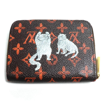 LOUIS VUITTON ルイ・ヴィトン ジッピーコインパース コインケース キャットグラム オレンジ M63883 TS3198 レディース【中古】【美品】