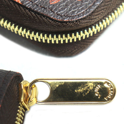 LOUIS VUITTON ルイ・ヴィトン ジッピーコインパース コインケース キャットグラム オレンジ M63883 TS3198 レディース【中古】【美品】