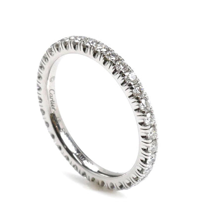 CARTIER カルティエ K18WG ホワイトゴールド エタンセル ドゥ カルティエ フルエタニティ ダイヤ リング・指輪 B4077946 ダイヤモンド 6号 46 1.6g レディース【中古】【美品】