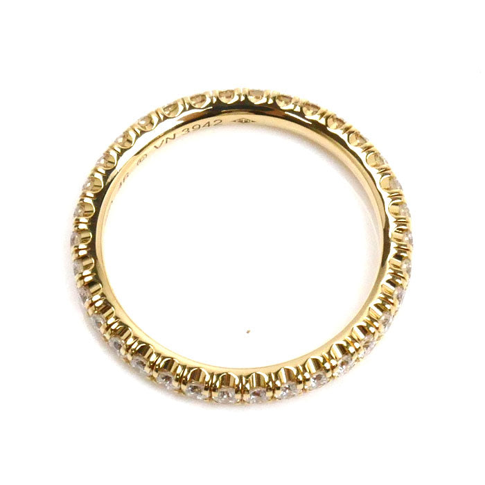 CARTIER カルティエ K18YG イエローゴールド エタンセル ドゥ カルティエ フルエタニティ ダイヤ リング・指輪 B4086346 ダイヤモンド 6号 46 1.6g レディース【中古】【美品】