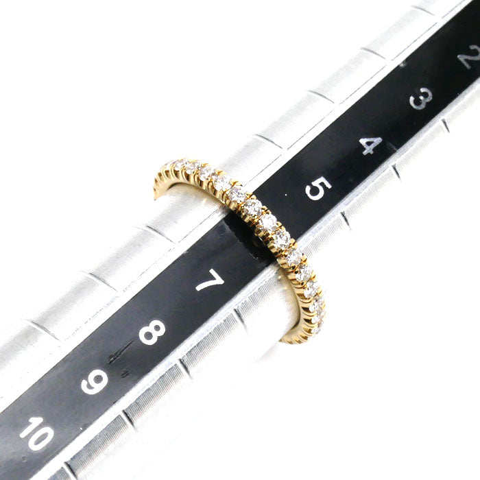 CARTIER カルティエ K18YG イエローゴールド エタンセル ドゥ カルティエ フルエタニティ ダイヤ リング・指輪 B4086346 ダイヤモンド 6号 46 1.6g レディース【中古】【美品】