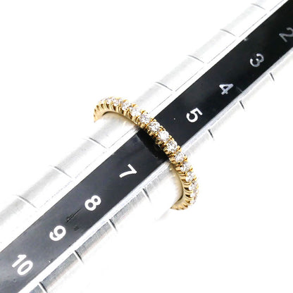 CARTIER カルティエ K18YG イエローゴールド エタンセル ドゥ カルティエ フルエタニティ ダイヤ リング・指輪 B4086346 ダイヤモンド 6号 46 1.6g レディース【中古】【美品】