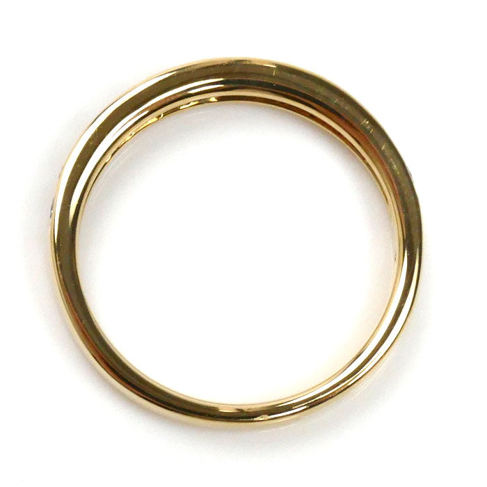 Vendome Aoyama ヴァンドーム青山 K18YG イエローゴールド ハーフエタニティ リング・指輪 AGVR956607DI ダイヤモンド0.30ct 9号 2.3g レディース【中古】