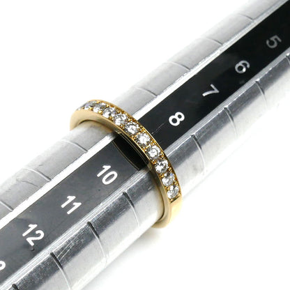 Vendome Aoyama ヴァンドーム青山 K18YG イエローゴールド ハーフエタニティ リング・指輪 AGVR956607DI ダイヤモンド0.30ct 9号 2.3g レディース【中古】