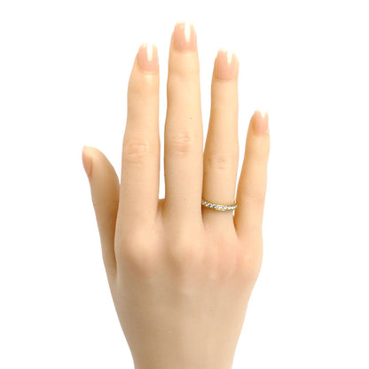 Vendome Aoyama ヴァンドーム青山 K18YG イエローゴールド ハーフエタニティ リング・指輪 AGVR956607DI ダイヤモンド0.30ct 9号 2.3g レディース【中古】