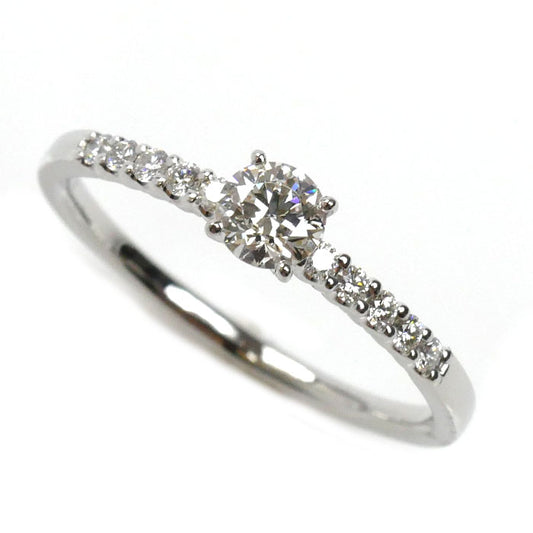 TASAKI タサキ Pt950プラチナ ブリッランテ ソリティア ファイン リング・指輪 RD-F2282-PT950 ダイヤモンド0.30ct/0.13ct 15号 2.8g レディース【中古】