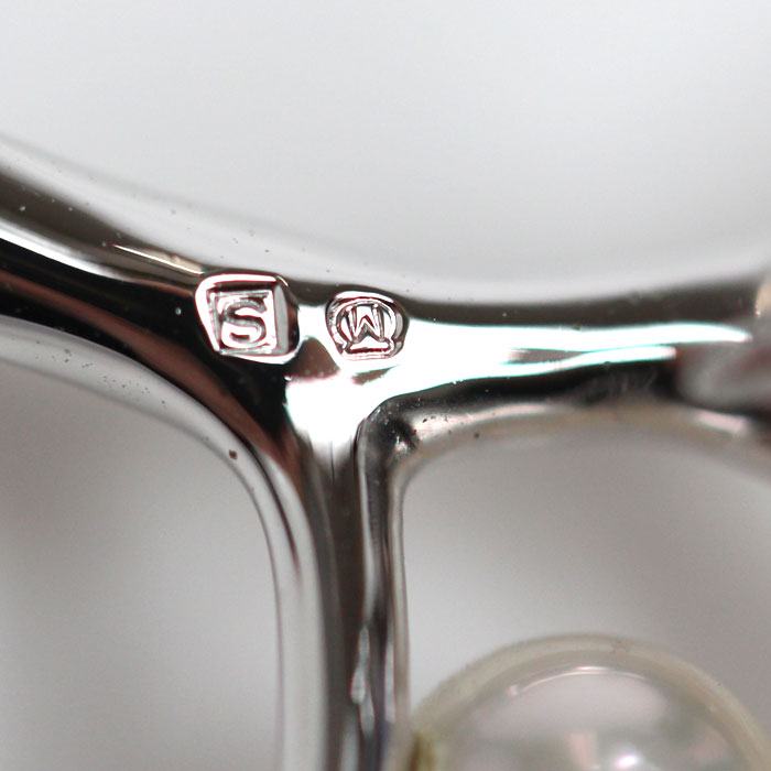 MIKIMOTO ミキモト シルバー 幸福の木 ブローチ PB-357S アコヤパール約4.0～5.0mm 4.6g レディース【中古】【美品】