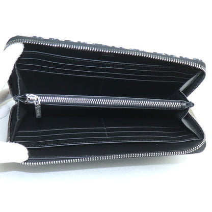 Dior ディオール オブリーク ジャカード ロングジップウォレット 長財布 ネイビー 2ADBC315YKS_H05E レディース【中古】