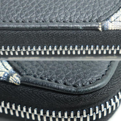 Dior ディオール オブリーク ジャカード ロングジップウォレット 長財布 ネイビー 2ADBC315YKS_H05E レディース【中古】