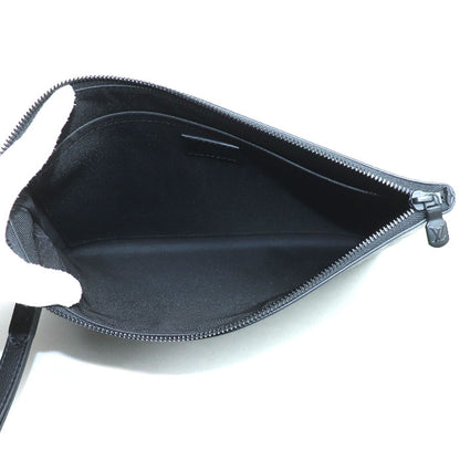 LOUIS VUITTON ルイ・ヴィトン ポシェット トゥ ゴー クラッチバッグ モノグラムシャドウ ブラック M81570 ICチップ メンズ【中古】