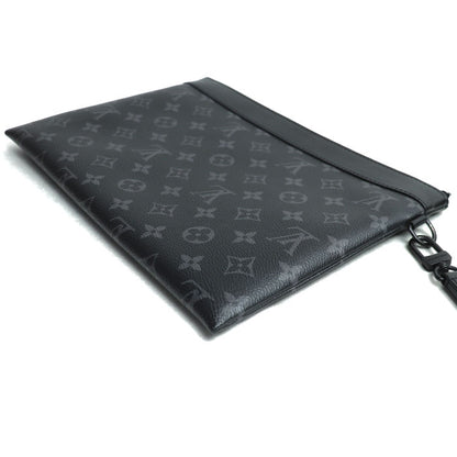 LOUIS VUITTON ルイ・ヴィトン ポシェット トゥ ゴー クラッチバッグ モノグラム エクリプス ブラック M81569 ICチップ メンズ【中古】