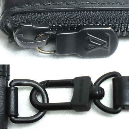 LOUIS VUITTON ルイ・ヴィトン ポシェット トゥ ゴー クラッチバッグ モノグラム エクリプス ブラック M81569 ICチップ メンズ【中古】