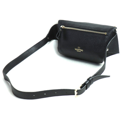 Valentino Garavani ヴァレンティノ・ガラヴァーニ ロックスタッズ ボディバッグ ブラック RW2B0D15 ユニセックス【中古】