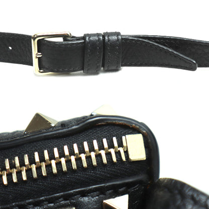 Valentino Garavani ヴァレンティノ・ガラヴァーニ ロックスタッズ ボディバッグ ブラック RW2B0D15 ユニセックス【中古】