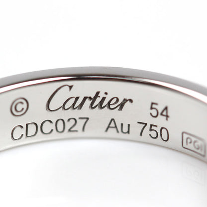 CARTIER カルティエ K18WG ホワイトゴールド ミニラブ 1P ダイヤ リング・指輪 B4050554 ダイヤモンド 14号 54 4.8g レディース【中古】【美品】