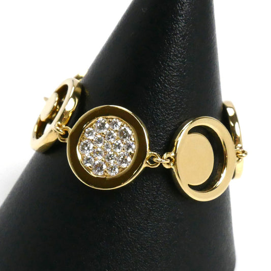 FRED フレッド K18YG イエローゴールド ミス フレッド ムーン ダイヤ リング・指輪 ダイヤモンド 20号 6.6g レディース【中古】