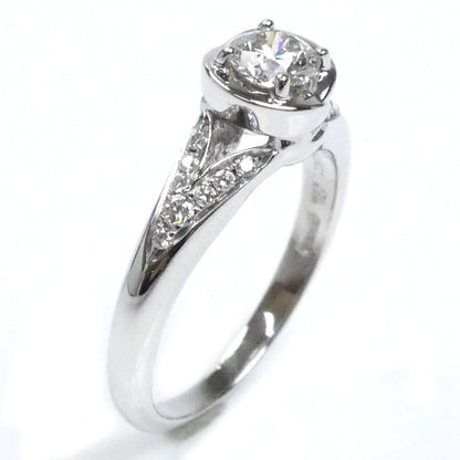 BVLGARI ブルガリ Pt950プラチナ インコントロダモーレ ダイヤ リング・指輪 ダイヤモンド0.32ct 8号 5.2g レディース【中古】【美品】