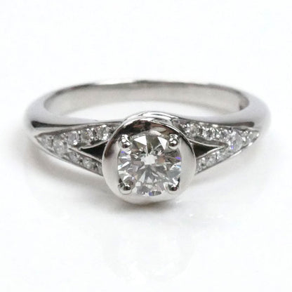 BVLGARI ブルガリ Pt950プラチナ インコントロダモーレ ダイヤ リング・指輪 ダイヤモンド0.32ct 8号 5.2g レディース【中古】【美品】