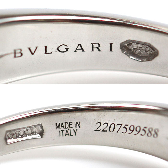 BVLGARI ブルガリ Pt950プラチナ インコントロダモーレ ダイヤ リング・指輪 ダイヤモンド0.32ct 8号 5.2g レディース【中古】【美品】