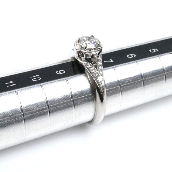 BVLGARI ブルガリ Pt950プラチナ インコントロダモーレ ダイヤ リング・指輪 ダイヤモンド0.32ct 8号 5.2g レディース【中古】【美品】