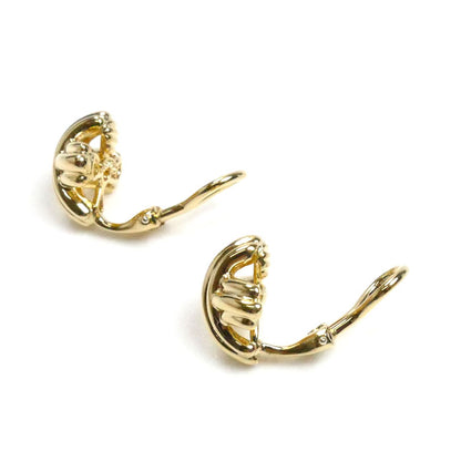 TIFFANY&Co. ティファニー K18YG イエローゴールド シグネチャー イヤリング 7.9g レディース【中古】【美品】