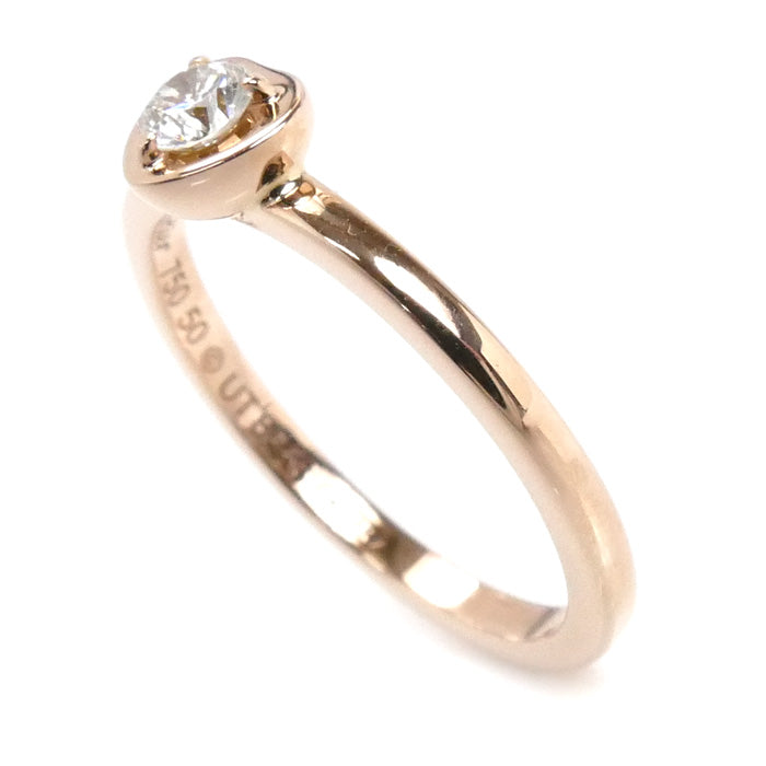 CARTIER カルティエ K18PG ピンクゴールド ディアマン レジェ ドゥ カルティエ ハート 1P ダイヤ リング・指輪 B4088050 10号 50 2.4g レディース【中古】【美品】