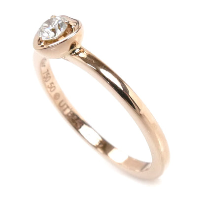 CARTIER カルティエ K18PG ピンクゴールド ディアマン レジェ ドゥ カルティエ ハート 1P ダイヤ リング・指輪 B4088050 10号 50 2.4g レディース【中古】【美品】