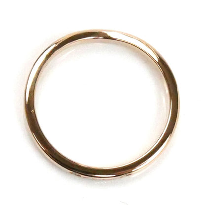 CARTIER カルティエ K18PG ピンクゴールド バレリーナ カーブ ウェディング 3P ダイヤ リング・指輪 B4098656 ダイヤモンド 15.5号 56 2.6g レディース【中古】【美品】