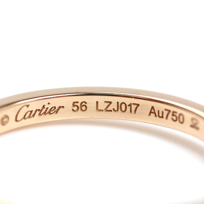 CARTIER カルティエ K18PG ピンクゴールド バレリーナ カーブ ウェディング 3P ダイヤ リング・指輪 B4098656 ダイヤモンド 15.5号 56 2.6g レディース【中古】【美品】