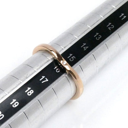 CARTIER カルティエ K18PG ピンクゴールド バレリーナ カーブ ウェディング 3P ダイヤ リング・指輪 B4098656 ダイヤモンド 15.5号 56 2.6g レディース【中古】【美品】