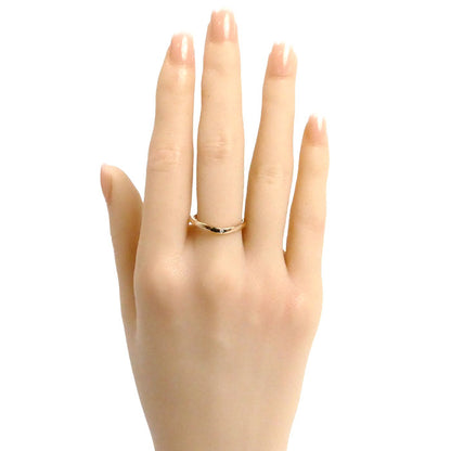 CARTIER カルティエ K18PG ピンクゴールド バレリーナ カーブ ウェディング 3P ダイヤ リング・指輪 B4098656 ダイヤモンド 15.5号 56 2.6g レディース【中古】【美品】