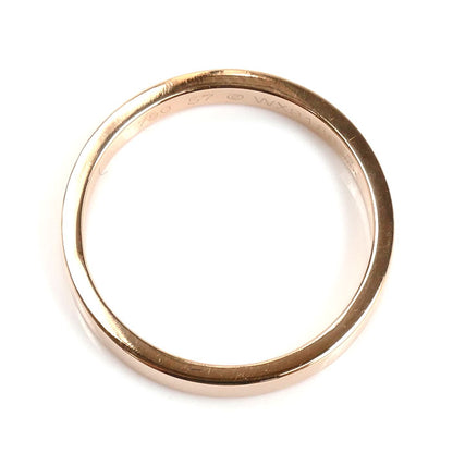 CARTIER カルティエ K18PG ピンクゴールド エングレーブド リング・指輪 B4087257 17号 57 4.0g ユニセックス【中古】【美品】