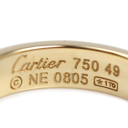 CARTIER カルティエ K18YG イエローゴールド ミニラブ 1P ダイヤ リング・指輪 B4056149 ダイヤモンド 9号 49 4.4g レディース【中古】【美品】
