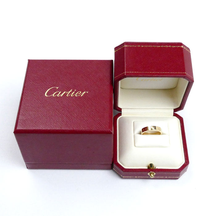CARTIER カルティエ K18YG イエローゴールド ミニラブ 1P ダイヤ リング・指輪 B4056149 ダイヤモンド 9号 49 4.4g レディース【中古】【美品】