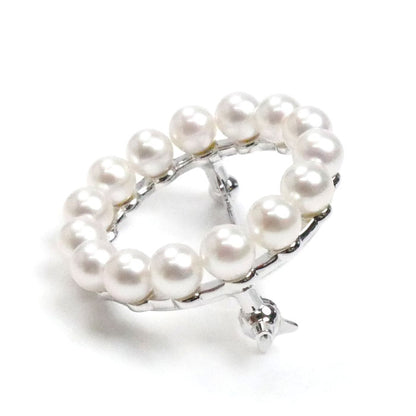 MIKIMOTO ミキモト シルバー パール ブローチ パール約4.5mm 4.3g レディース【中古】【美品】