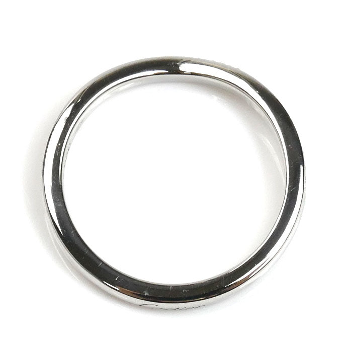 CARTIER カルティエ Pt950プラチナ バレリーナ カーブ ハーフエタニティ ダイヤ リング・指輪 B4093047 ダイヤモンド 7号 47 2.8g レディース【中古】【美品】