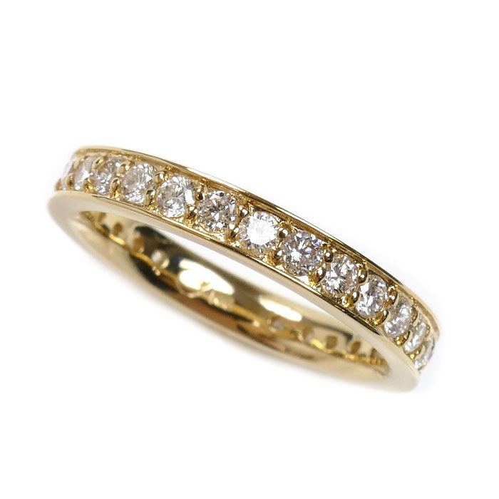 veretta8va ヴェレッタオッターヴァ K18YG イエローゴールド フルエタニティ リング・指輪 ダイヤモンド0.96ct 13号 3.8g レディース【中古】【美品】