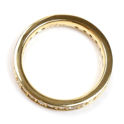 veretta8va ヴェレッタオッターヴァ K18YG イエローゴールド フルエタニティ リング・指輪 ダイヤモンド0.96ct 13号 3.8g レディース【中古】【美品】