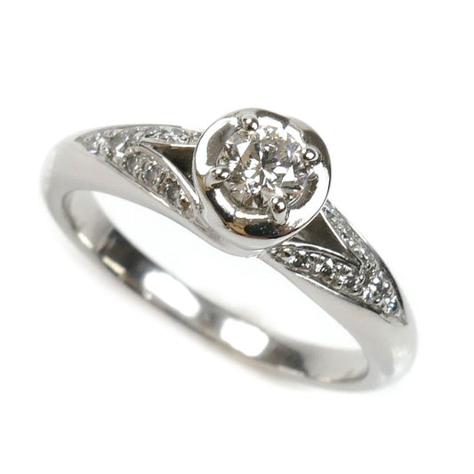 BVLGARI ブルガリ Pt950プラチナ インコントロダモーレ ダイヤ リング・指輪 352058 ダイヤモンド0.18ct 8号 5.0g レディース【中古】【美品】
