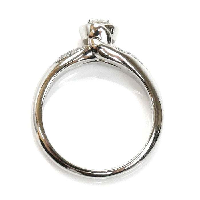 BVLGARI ブルガリ Pt950プラチナ インコントロダモーレ ダイヤ リング・指輪 352058 ダイヤモンド0.18ct 8号 5.0g レディース【中古】【美品】