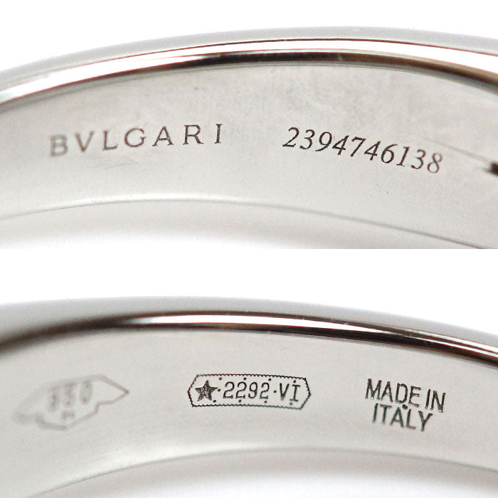 BVLGARI ブルガリ Pt950プラチナ インコントロダモーレ ダイヤ リング・指輪 352058 ダイヤモンド0.18ct 8号 5.0g レディース【中古】【美品】