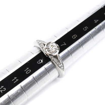BVLGARI ブルガリ Pt950プラチナ インコントロダモーレ ダイヤ リング・指輪 352058 ダイヤモンド0.18ct 8号 5.0g レディース【中古】【美品】
