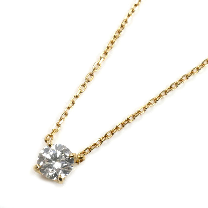 Vendome Aoyama ヴァンドーム青山 K18YG イエローゴールド キャトル ネックレス AGVN642440DI ダイヤモンド0.264ct 1.4g 40cm レディース【中古】