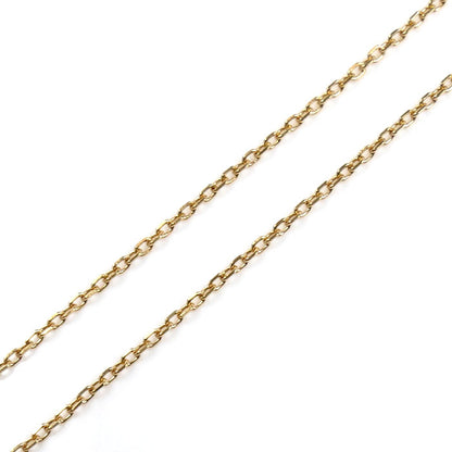 Vendome Aoyama ヴァンドーム青山 K18YG イエローゴールド キャトル ネックレス AGVN642440DI ダイヤモンド0.264ct 1.4g 40cm レディース【中古】